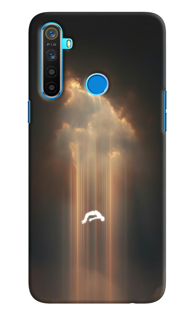 Heavenly Beam Realme 5/5i/5s Hard Case Back Cover by Casekaro
