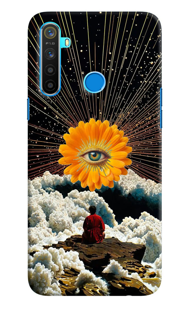 Cosmic Flower Realme 5/5i/5s Hard Case Back Cover by Casekaro