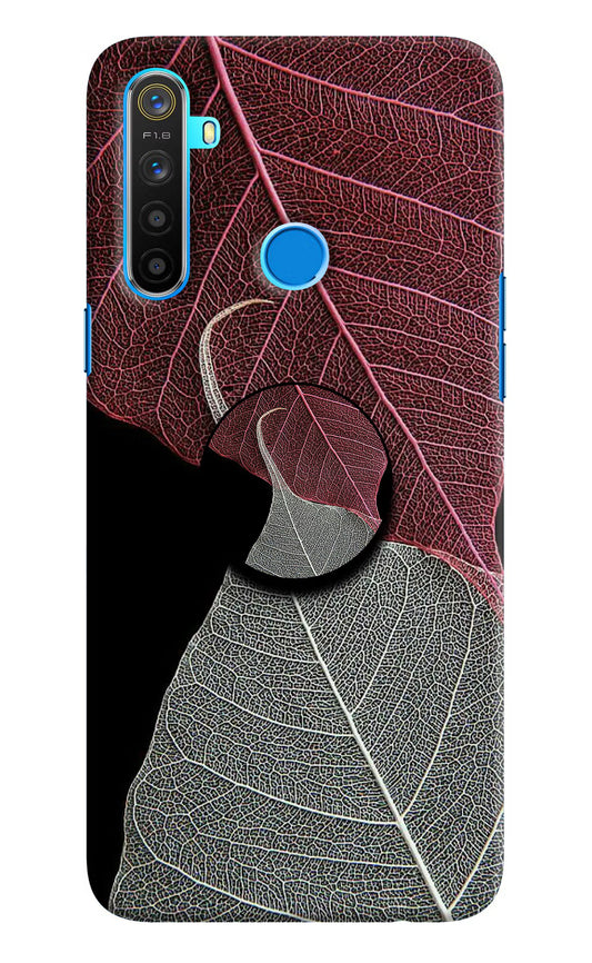 Leaf Pattern Realme 5/5i/5s Pop Case by Casekaro