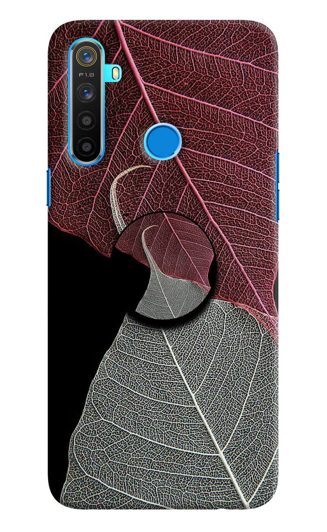 Leaf Pattern Realme 5/5i/5s Pop Case by Casekaro