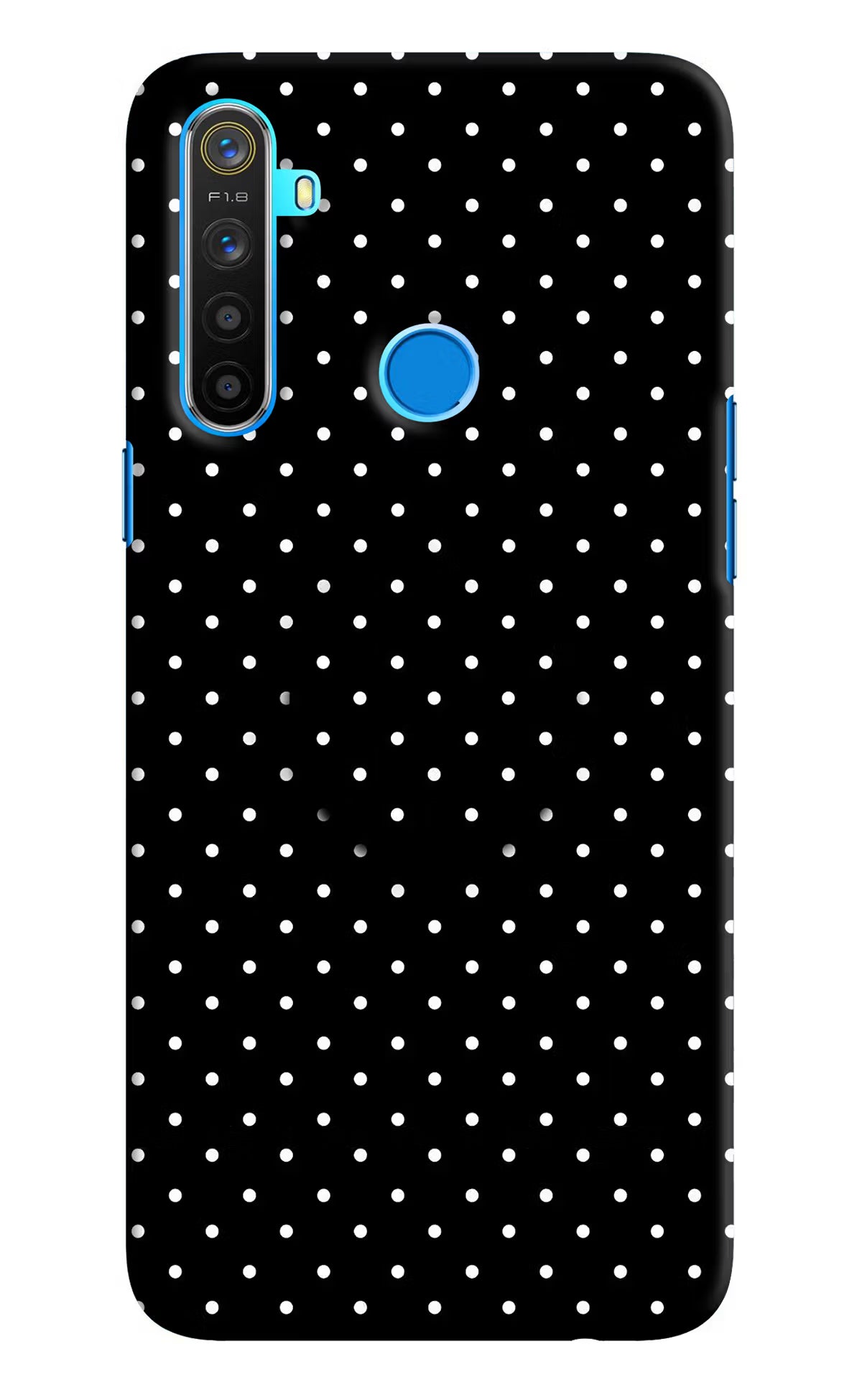 White Dots Realme 5/5i/5s Pop Case by Casekaro