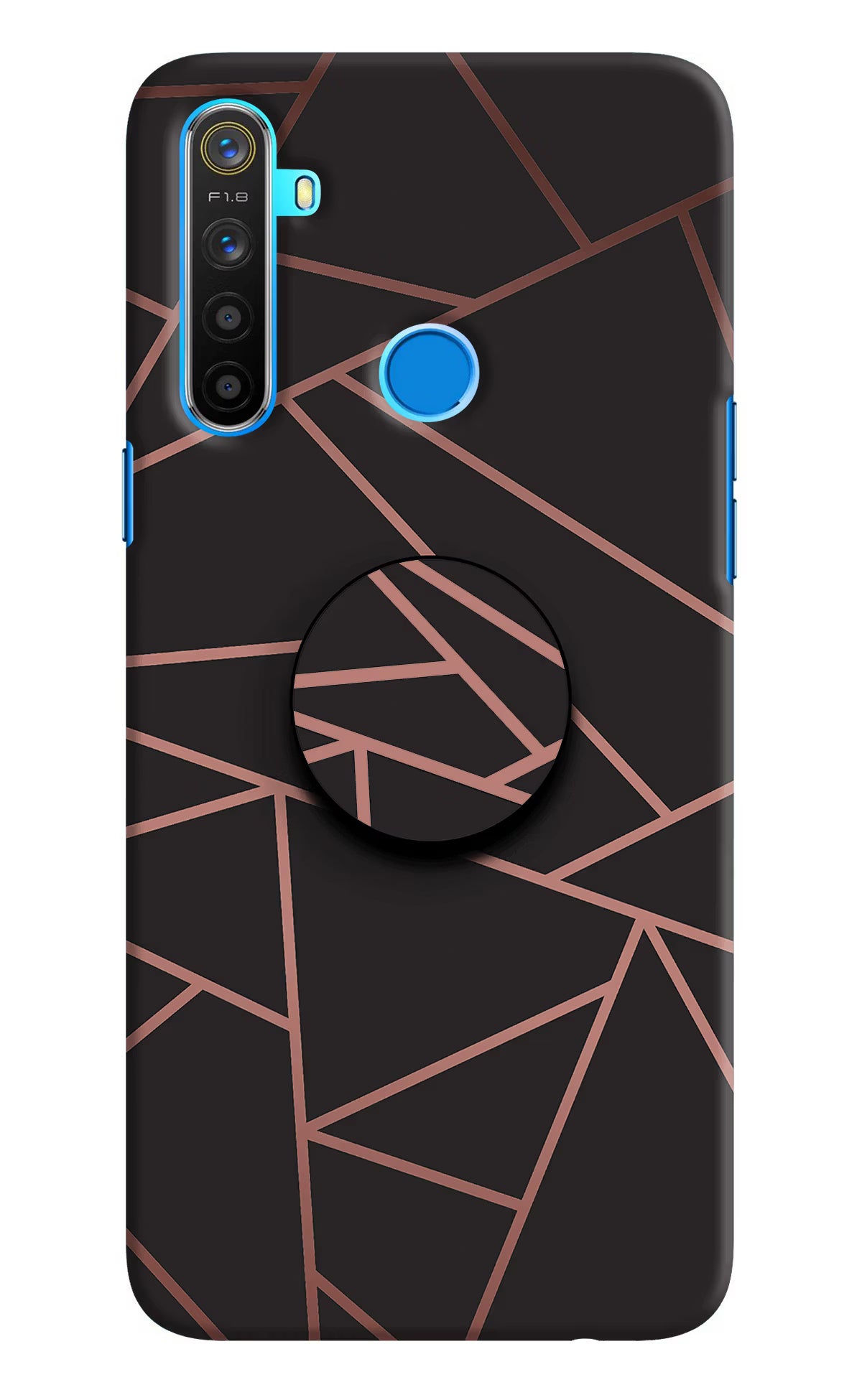 Geometric Pattern Realme 5/5i/5s Pop Case by Casekaro