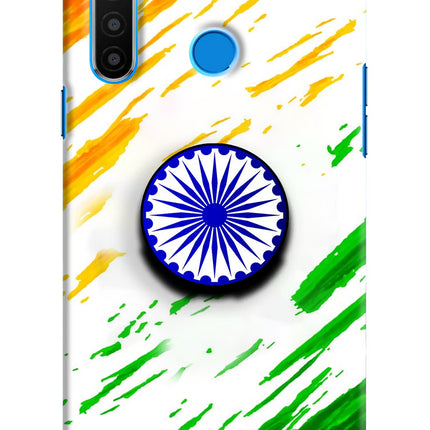 Indian Flag Ashoka Chakra Realme 5/5i/5s Pop Case by Casekaro