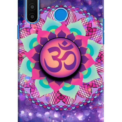 Om Purple Realme 5/5i/5s Pop Case by Casekaro