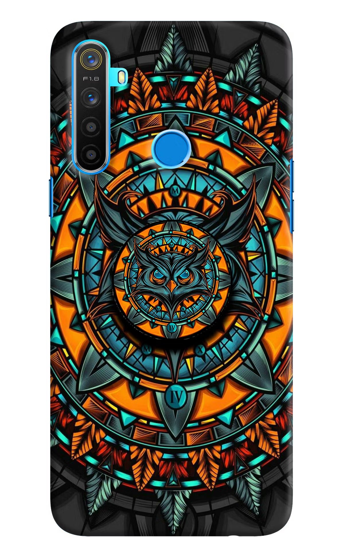 Angry Owl Realme 5/5i/5s Pop Case by Casekaro