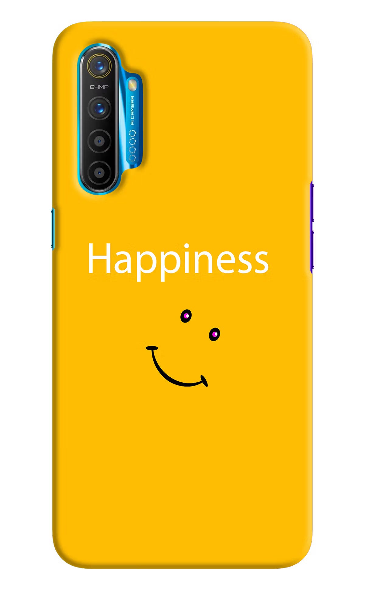 Happiness With Smiley Realme XT/X2 Hard Case Back Cover by Casekaro