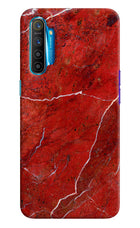 Red Marble Design Realme XT/X2 Hard Case Back Cover by Casekaro