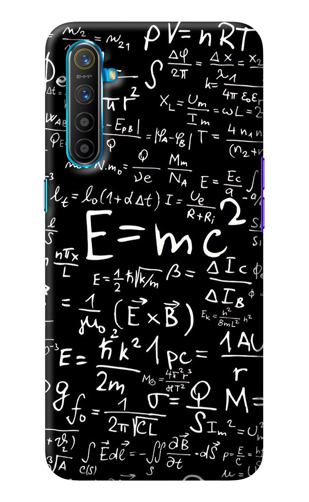 Physics Albert Einstein Formula Realme XT/X2 Back Cover