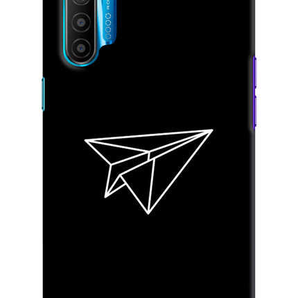 Paper Plane White Realme XT/X2 Hard Case Back Cover by Casekaro