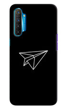 Paper Plane White Realme XT/X2 Hard Case Back Cover by Casekaro