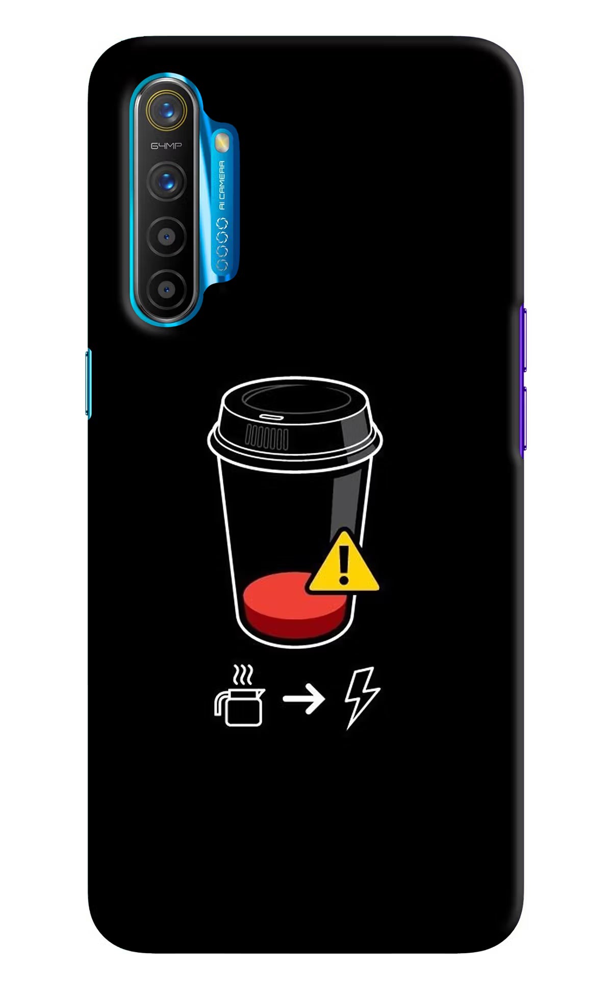Coffee Realme XT/X2 Hard Case Back Cover by Casekaro