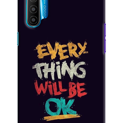 Everything Will Be Ok Realme XT/X2 Hard Case Back Cover by Casekaro