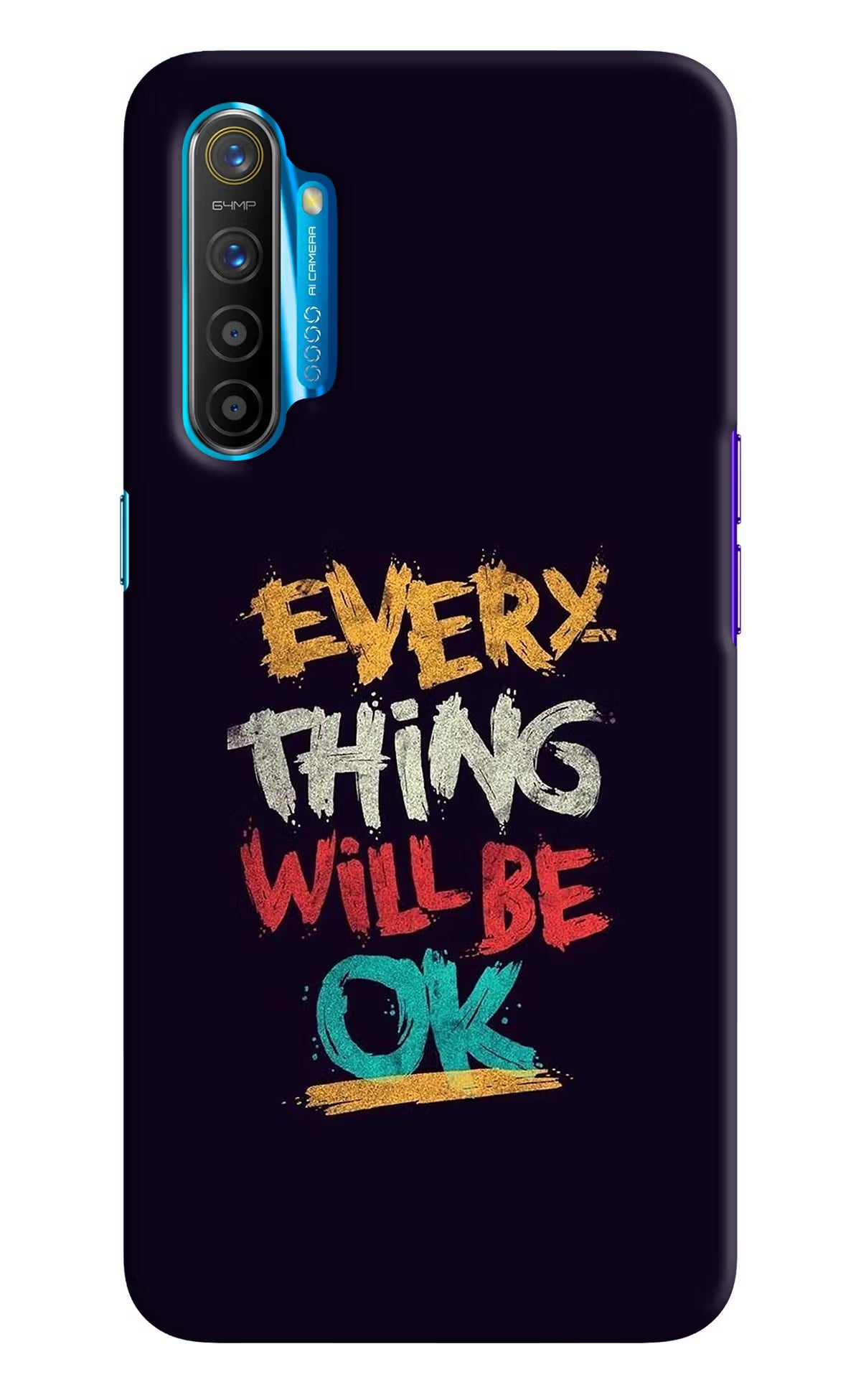 Everything Will Be Ok Realme XT/X2 Hard Case Back Cover by Casekaro