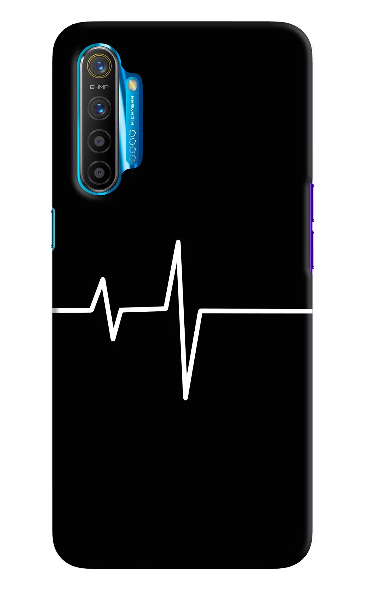 Heart Beats Realme XT/X2 Hard Case Back Cover by Casekaro