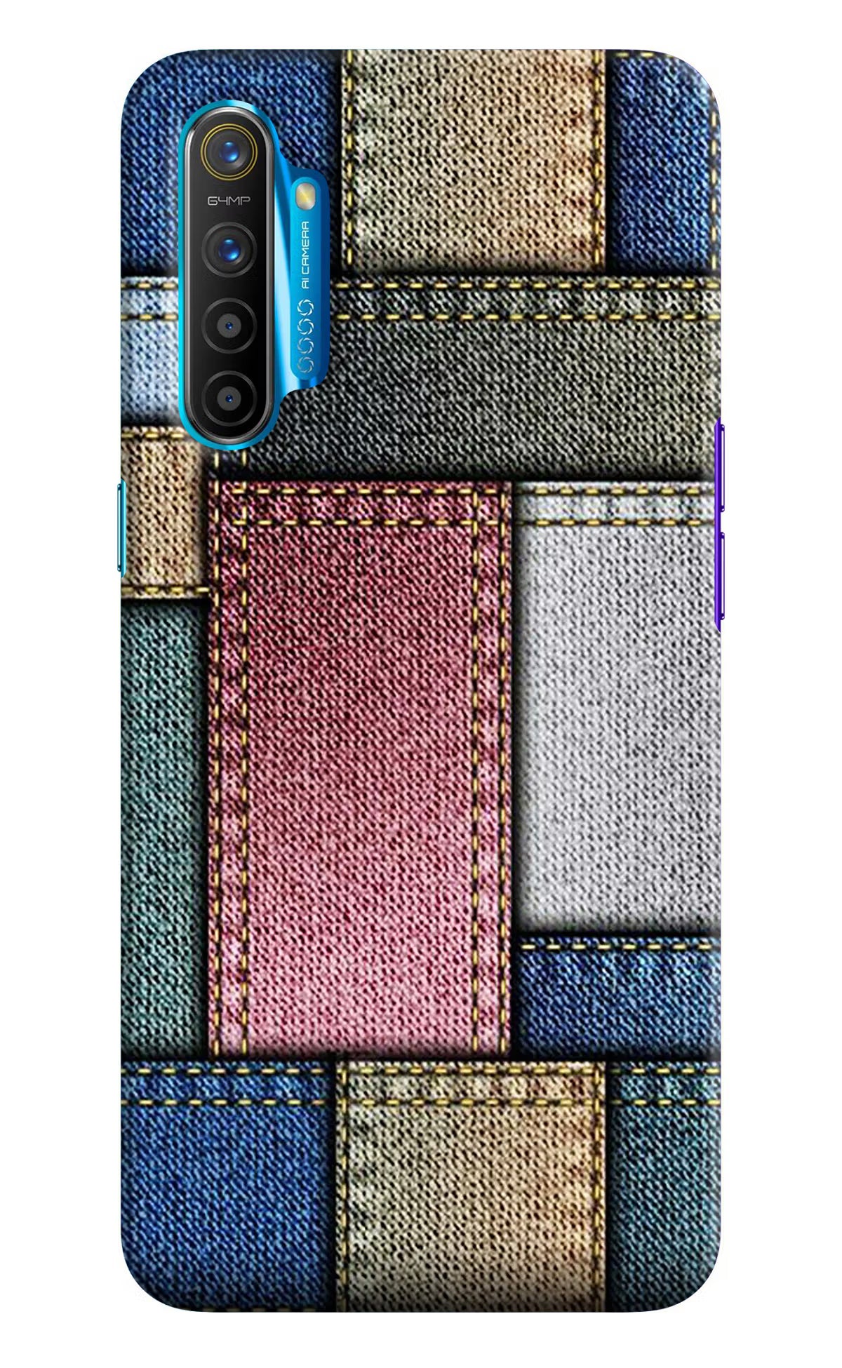 Multicolor Jeans Realme XT/X2 Hard Case Back Cover by Casekaro