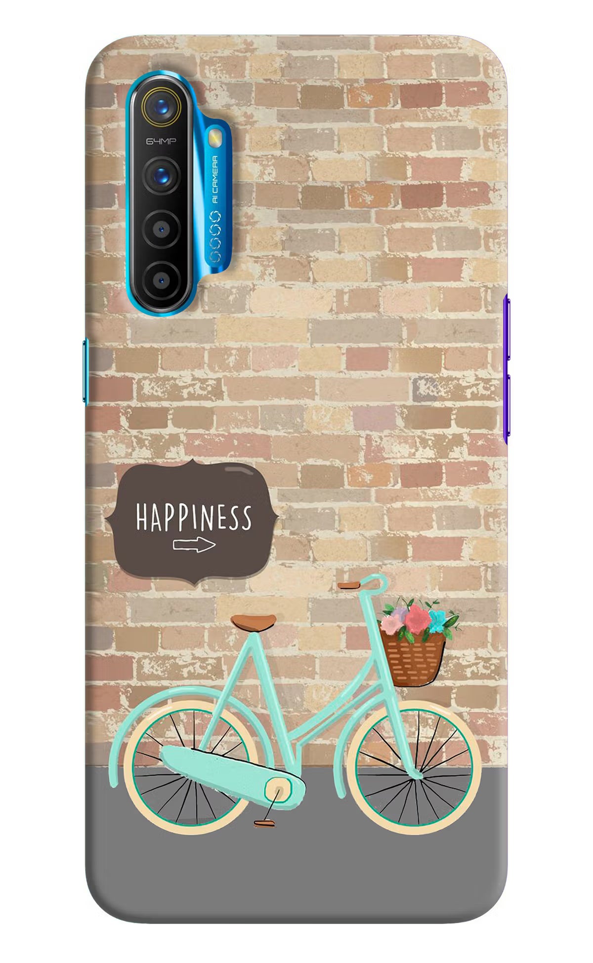 Happiness Artwork Realme XT/X2 Hard Case Back Cover by Casekaro