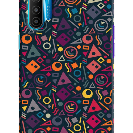 Geometric Abstract Realme XT/X2 Hard Case Back Cover by Casekaro