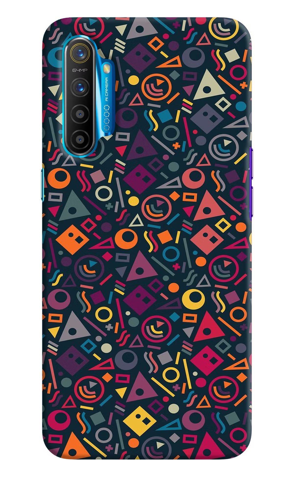 Geometric Abstract Realme XT/X2 Hard Case Back Cover by Casekaro