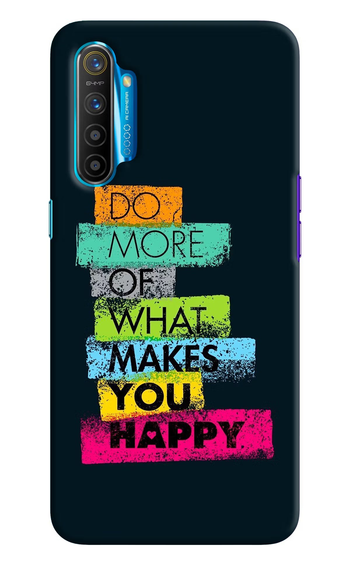 Do More Of What Makes You Happy Realme XT/X2 Hard Case Back Cover by Casekaro