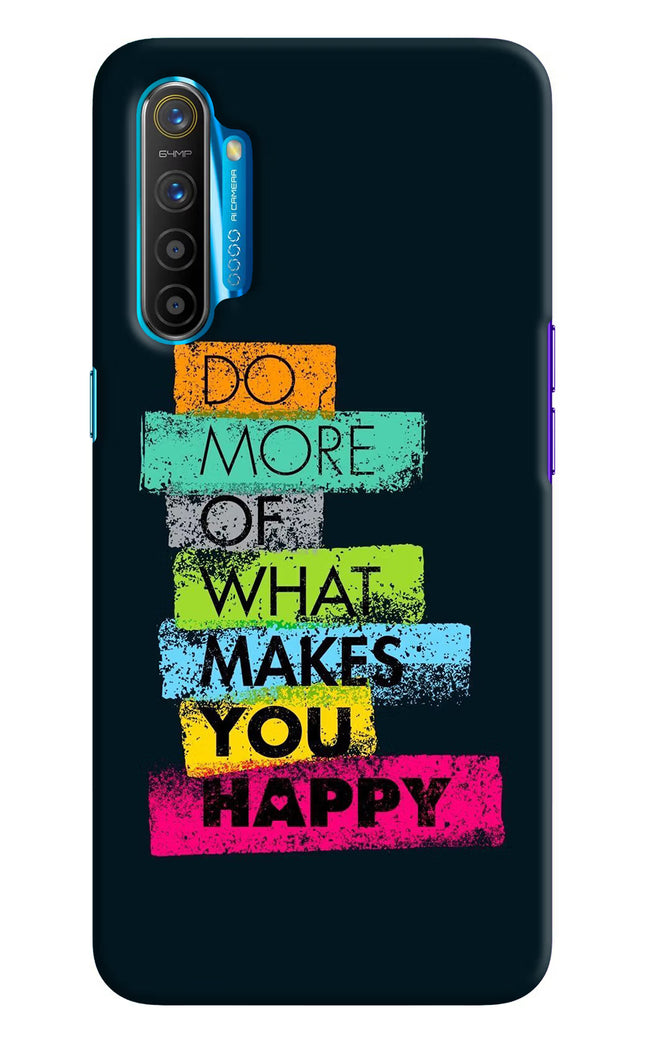 Do More Of What Makes You Happy Realme XT/X2 Hard Case Back Cover by Casekaro