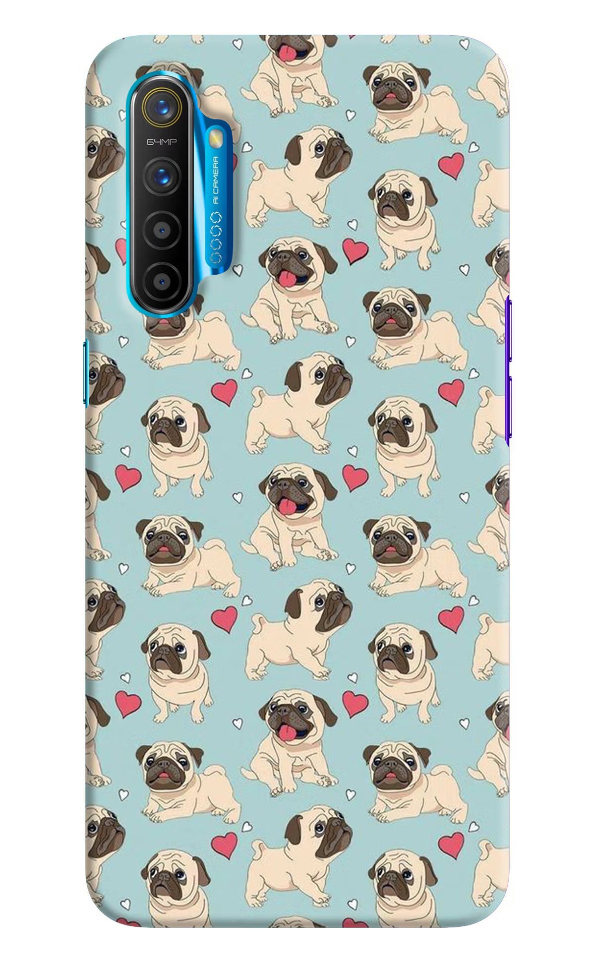 Pug Dog Realme XT/X2 Hard Case Back Cover by Casekaro
