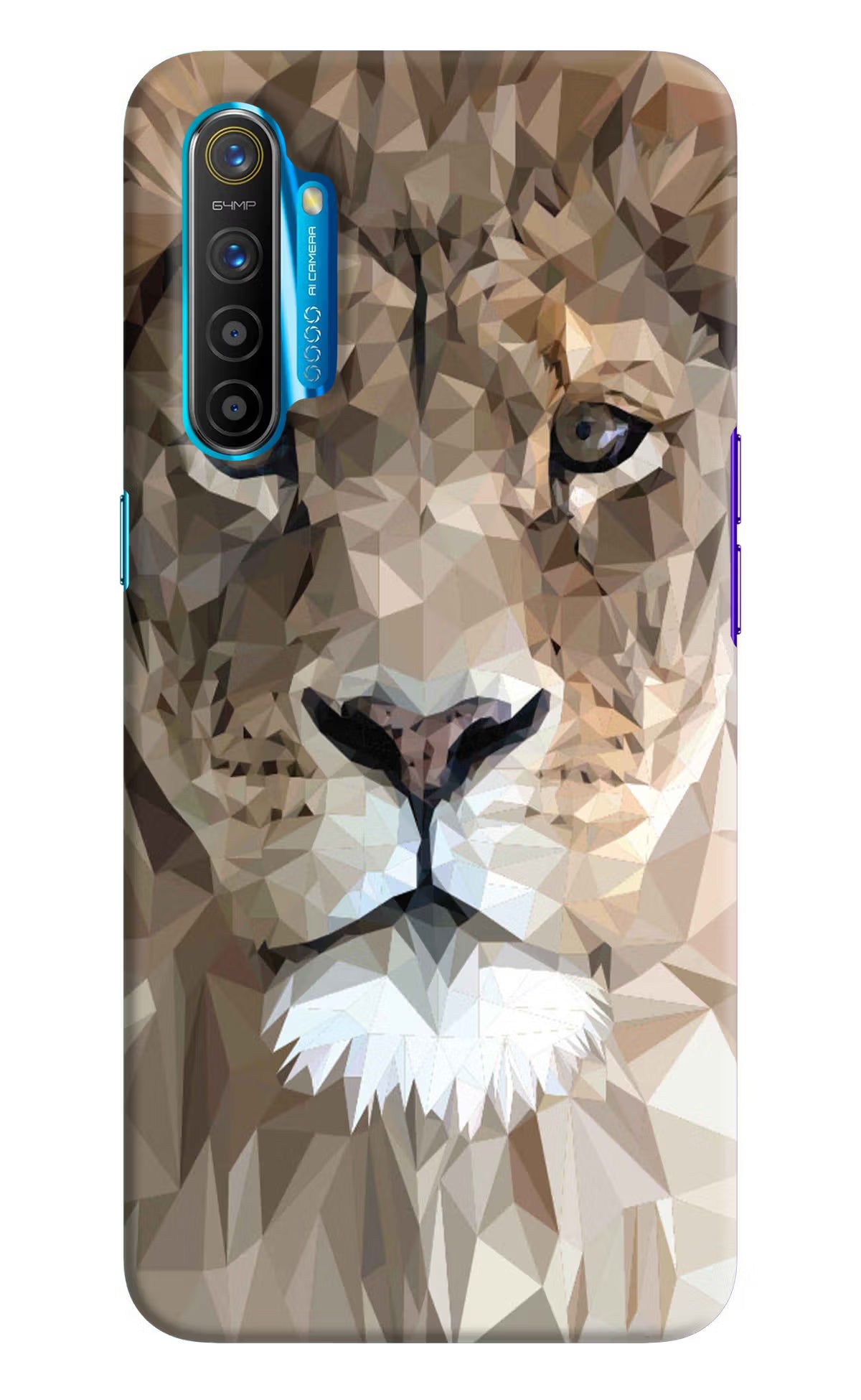 Lion Art Realme XT/X2 Hard Case Back Cover by Casekaro