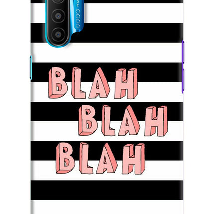 Blah Blah Blah Realme XT/X2 Hard Case Back Cover by Casekaro