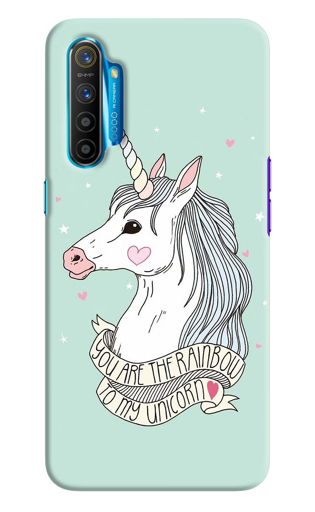 Unicorn Wallpaper Realme XT/X2 Hard Case Back Cover by Casekaro