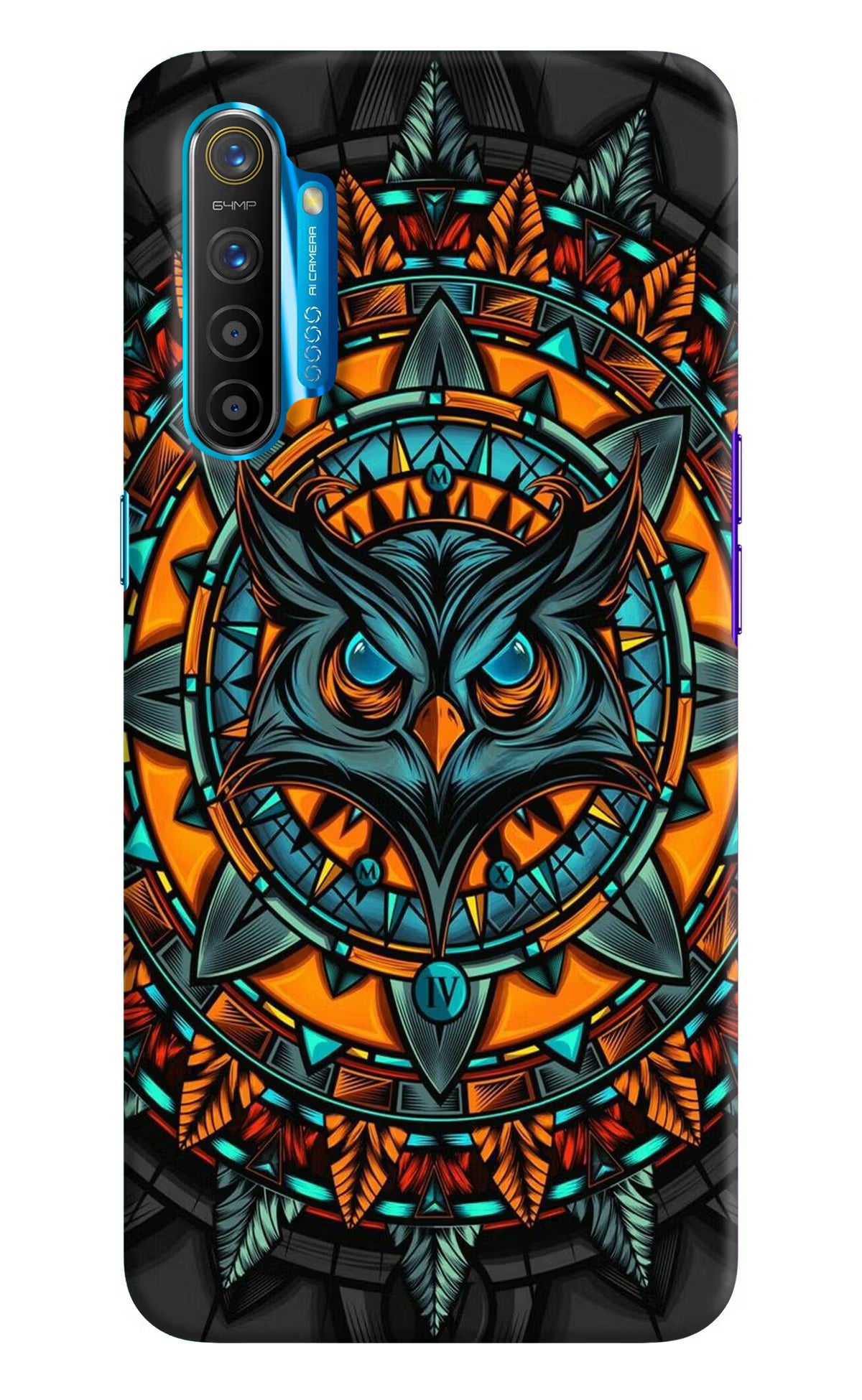 Angry Owl Art Realme XT/X2 Hard Case Back Cover by Casekaro