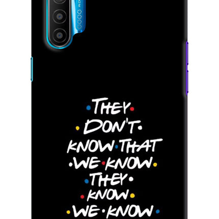 FRIENDS Dialogue Realme XT/X2 Hard Case Back Cover by Casekaro