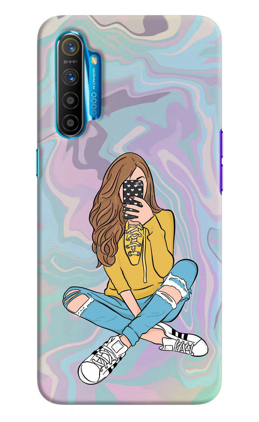Selfie Girl Realme XT/X2 Hard Case Back Cover by Casekaro