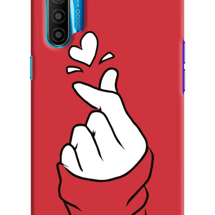 Korean Love Sign Realme XT/X2 Hard Case Back Cover by Casekaro
