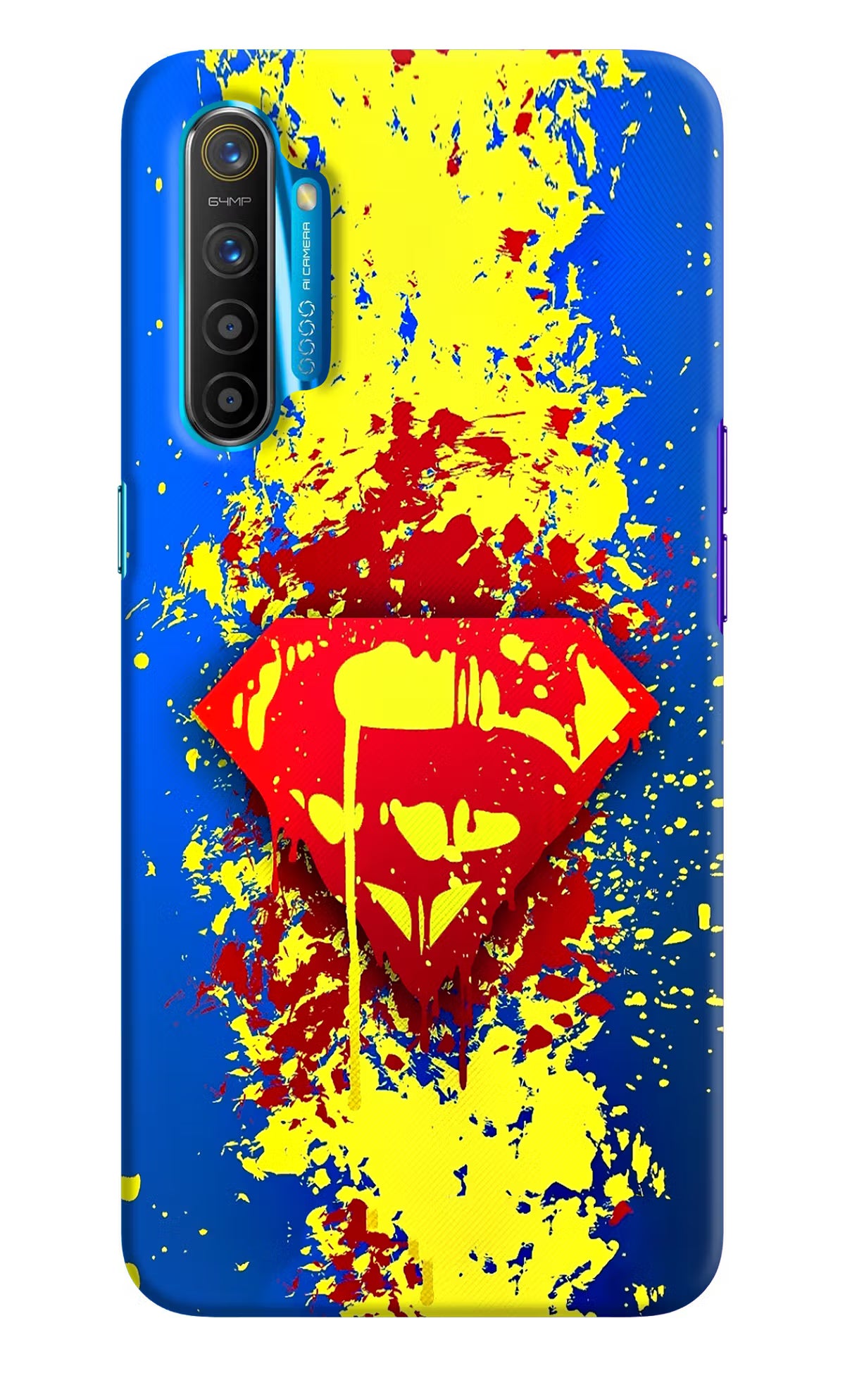 Superman logo Realme XT/X2 Hard Case Back Cover by Casekaro
