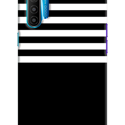 Black and White Print Realme XT/X2 Hard Case Back Cover by Casekaro
