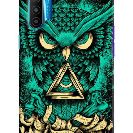 Green Owl Realme XT/X2 Hard Case Back Cover by Casekaro