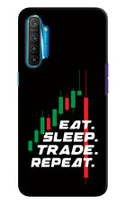 Eat Sleep Trade Repeat Realme XT/X2 Hard Case Back Cover by Casekaro