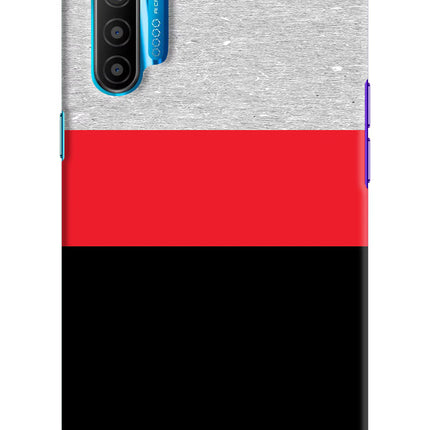 Tri Color Pattern Realme XT/X2 Hard Case Back Cover by Casekaro