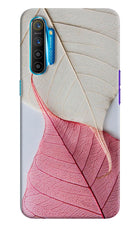 White Pink Leaf Realme XT/X2 Hard Case Back Cover by Casekaro