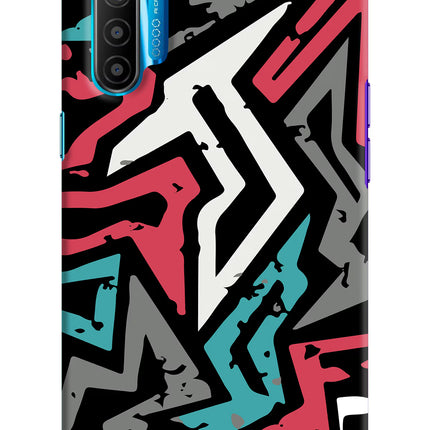 Geometric Graffiti Realme XT/X2 Hard Case Back Cover by Casekaro