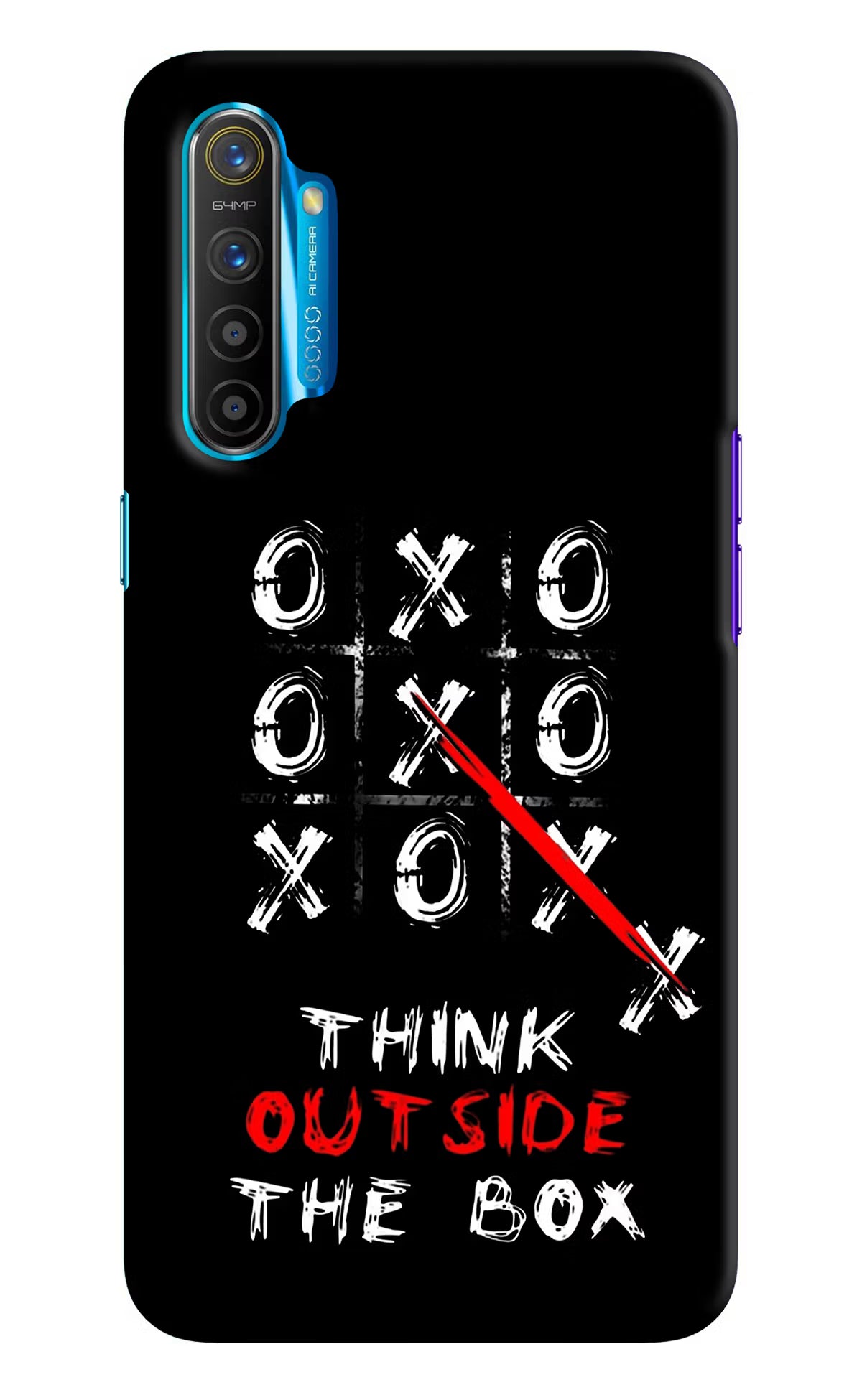 Think out of the BOX Realme XT/X2 Hard Case Back Cover by Casekaro