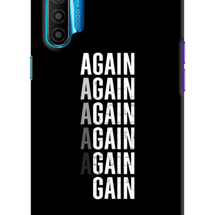 Again Again Gain Realme XT/X2 Hard Case Back Cover by Casekaro