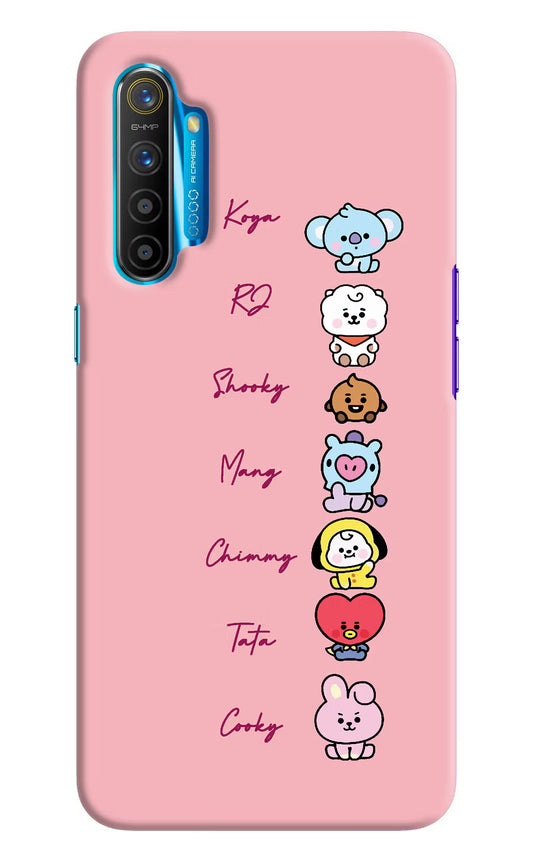 BTS names Realme XT/X2 Hard Case Back Cover by Casekaro