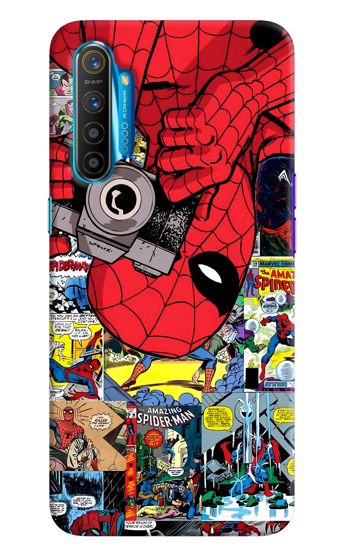 Spider Man Realme XT/X2 Hard Case Back Cover by Casekaro