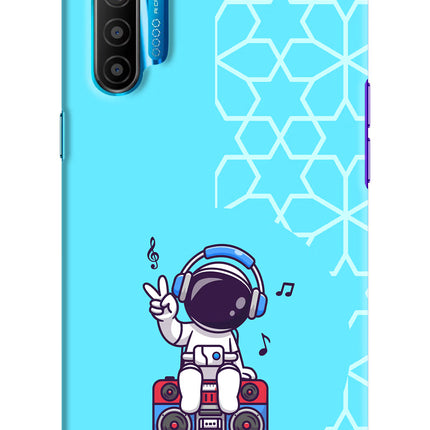 Cute Astronaut Chilling Realme XT/X2 Hard Case Back Cover by Casekaro