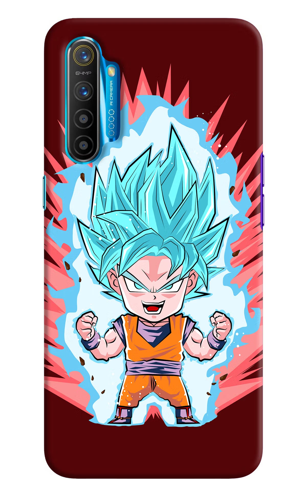 Goku Little Realme XT/X2 Hard Case Back Cover by Casekaro
