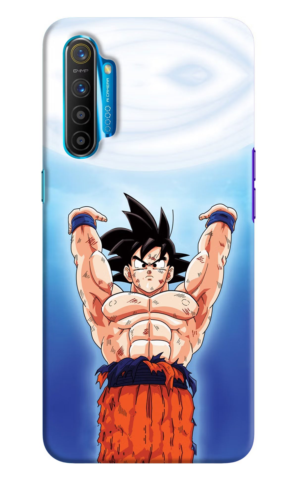 Goku Power Realme XT/X2 Hard Case Back Cover by Casekaro