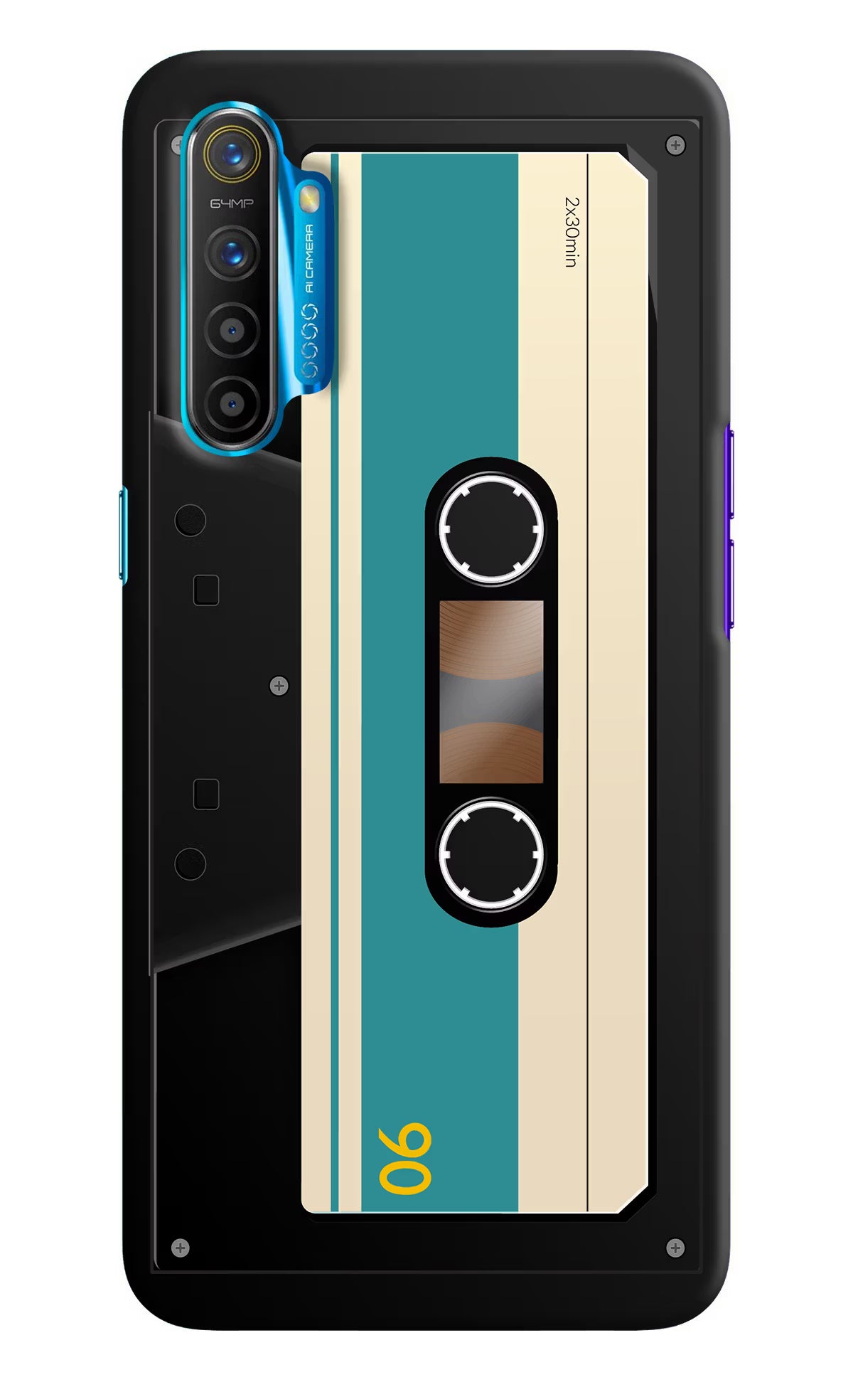 Cassette Realme XT/X2 Hard Case Back Cover by Casekaro