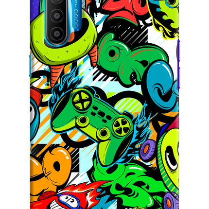 Game Doodle Realme XT/X2 Hard Case Back Cover by Casekaro