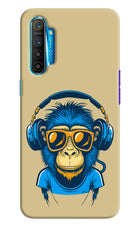Monkey Headphone Realme XT/X2 Hard Case Back Cover by Casekaro