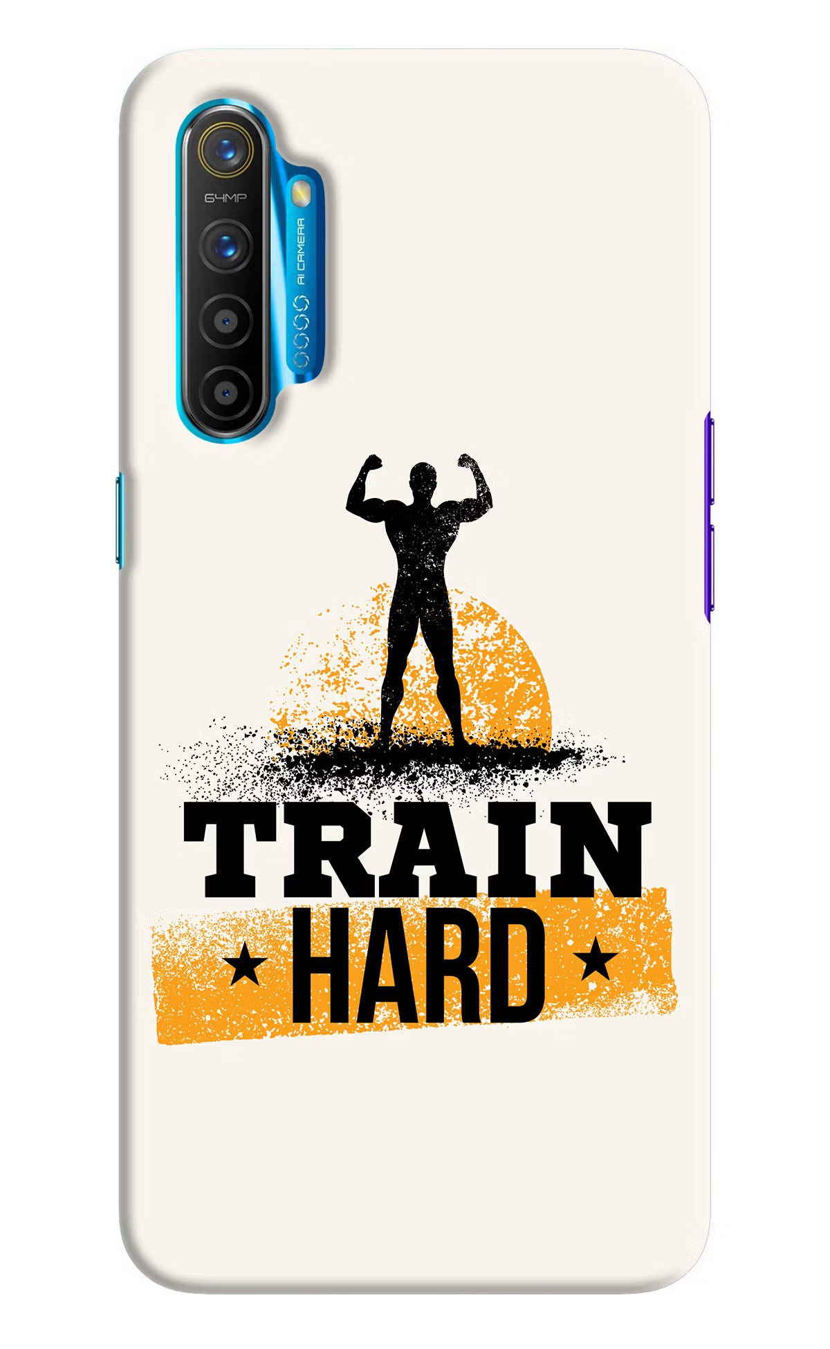 Train Hard Realme XT/X2 Hard Case Back Cover by Casekaro